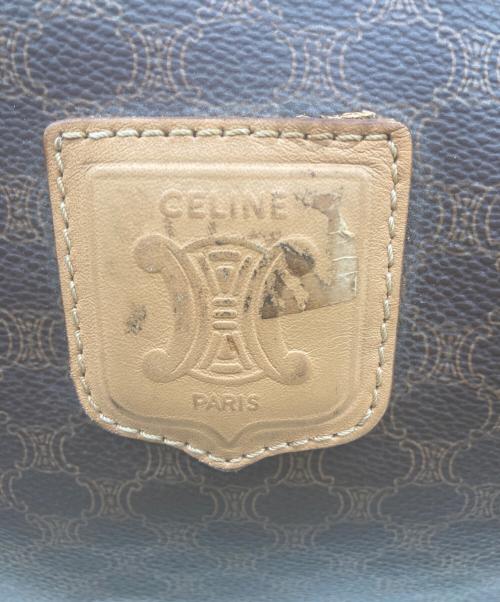 CELINE（セリーヌ）CELINE (セリーヌ) マカダム柄ボストンバッグ ブラウンの古着・服飾アイテム
