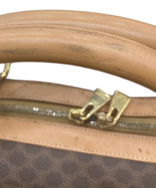 CELINE（セリーヌ）CELINE (セリーヌ) マカダム柄ボストンバッグ ブラウンの古着・服飾アイテム