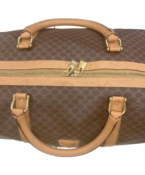 CELINE（セリーヌ）CELINE (セリーヌ) マカダム柄ボストンバッグ ブラウンの古着・服飾アイテム