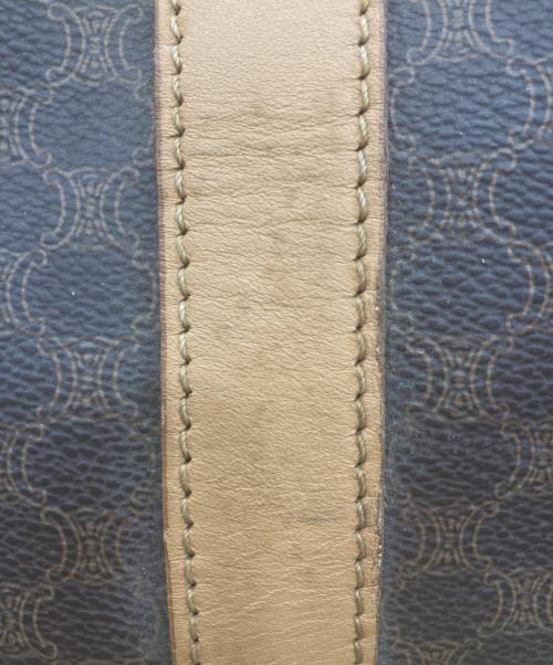 CELINE（セリーヌ）CELINE (セリーヌ) マカダム柄ボストンバッグ ブラウンの古着・服飾アイテム