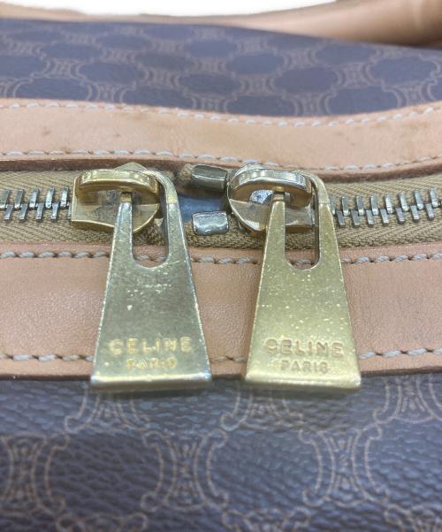 CELINE（セリーヌ）CELINE (セリーヌ) マカダム柄ボストンバッグ ブラウンの古着・服飾アイテム