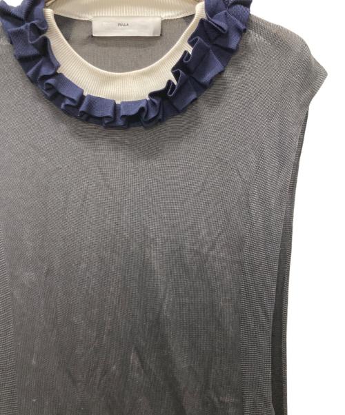 TOGA PULLA（トーガ プルラ）TOGA PULLA (トーガ プルラ) Boxy Knit Tunic Dress グレー サイズ:Sの古着・服飾アイテム