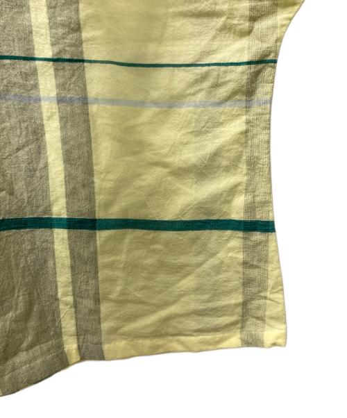 tamaki niime（タマキ ニイメ）tamaki niime (タマキ ニイメ) Vネックカットソー/Vネックブラウス イエロー サイズ:０の古着・服飾アイテム