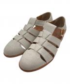 POLPETTAポルペッタ）の古着「グルカサンダル」｜グレー×ブラウン