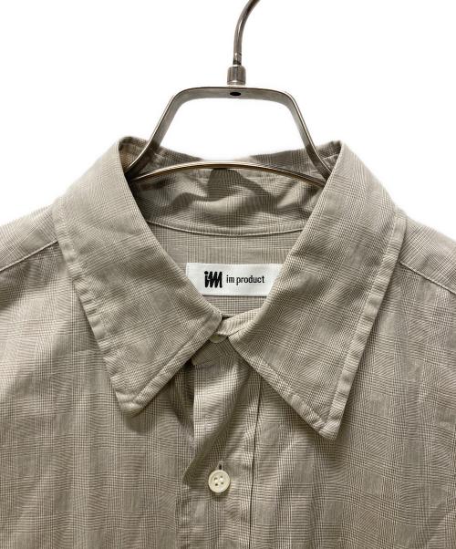 im product（アイムプロダクト）im product (アイムプロダクト) チェックシャツ ベージュ サイズ:表記無し（タグ劣化のため）の古着・服飾アイテム