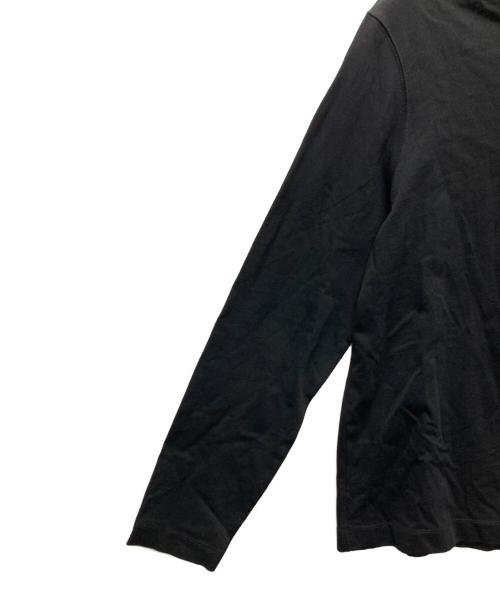 AMI Alexandre Mattiussi（アミアレクサンドルマテュッシ）AMI Alexandre Mattiussi (アミアレクサンドルマテュッシ) ハートロゴ刺繍カットソー ブラック サイズ:Mの古着・服飾アイテム