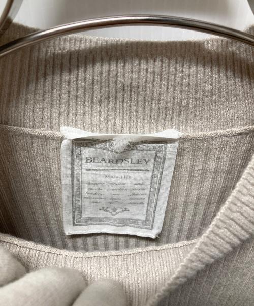 BEARDSLEY（ビアズリー）BEARDSLEY (ビアズリー) ニットコンビワンピース ベージュ サイズ:Freeの古着・服飾アイテム