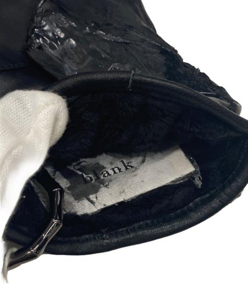BLANK（ブランク）BLANK (ブランク) SMOKING GLOVES PAKE/レザー手袋 ブラックの古着・服飾アイテム