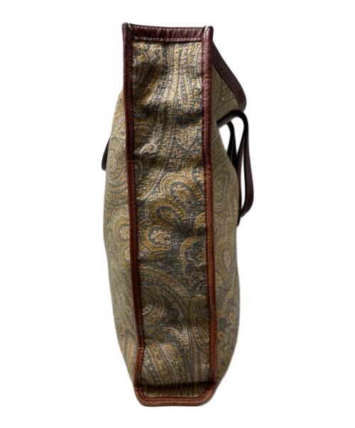 A VACATION（ア ヴァケーション）A VACATION (ア ヴァケーション) ペイズリージャガードトートバッグ ベージュの古着・服飾アイテム