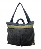 MACKINTOSH×PORTERマッキントッシュ×ポーター）の古着「ヘルメットバッグ」｜インディゴ