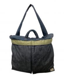 MACKINTOSH×PORTER（マッキントッシュ×ポーター）の古着「ヘルメットバッグ」｜インディゴ