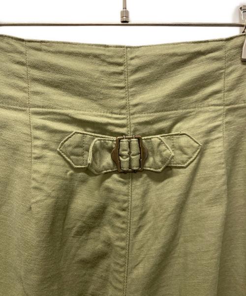 Curensology（カレンソロジー）Curensology (カレンソロジー) タックパンツ カーキ サイズ:Fの古着・服飾アイテム