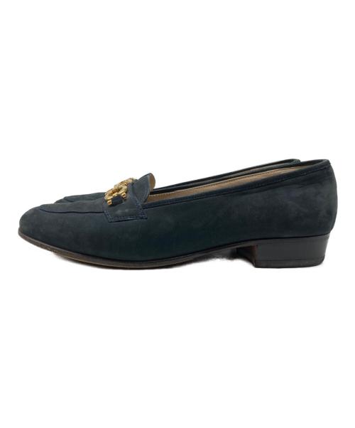 Salvatore Ferragamo（サルヴァトーレ フェラガモ）Salvatore Ferragamo (サルヴァトーレ フェラガモ) ガンチーニローファー ネイビー サイズ:6の古着・服飾アイテム