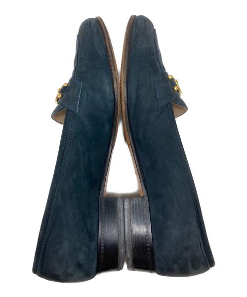 Salvatore Ferragamo（サルヴァトーレ フェラガモ）Salvatore Ferragamo (サルヴァトーレ フェラガモ) ガンチーニローファー ネイビー サイズ:6の古着・服飾アイテム