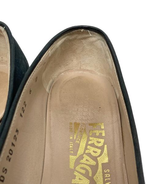 Salvatore Ferragamo（サルヴァトーレ フェラガモ）Salvatore Ferragamo (サルヴァトーレ フェラガモ) ガンチーニローファー ネイビー サイズ:6の古着・服飾アイテム