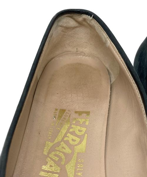 Salvatore Ferragamo（サルヴァトーレ フェラガモ）Salvatore Ferragamo (サルヴァトーレ フェラガモ) ガンチーニローファー ネイビー サイズ:6の古着・服飾アイテム