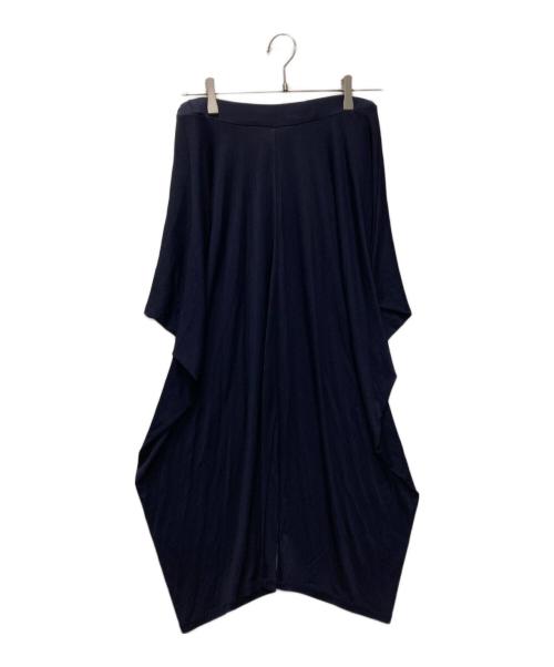 ISSEY MIYAKE（イッセイミヤケ）ISSEY MIYAKE (イッセイミヤケ) 00's ストレッチ サルエルパンツ ネイビー サイズ:2の古着・服飾アイテム