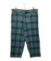 me ISSEY MIYAKE（ミーイッセイ ミヤケ）の古着「CHECK PLEATS BOTTOM」｜グリーン