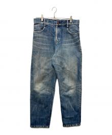 LIMI feu（リミフゥ）の古着「ラメデニムパンツ」｜インディゴ