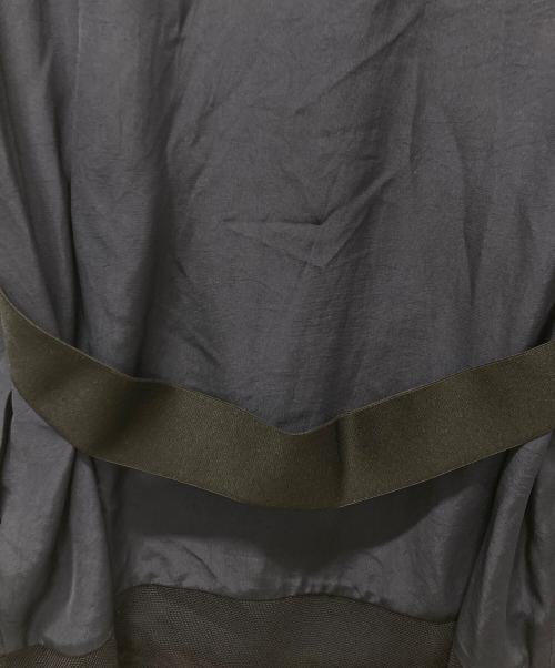 ISSEY MIYAKE（イッセイミヤケ）ISSEY MIYAKE (イッセイミヤケ) メッシュ切替ジャケット ネイビー サイズ:３の古着・服飾アイテム