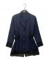ISSEY MIYAKE（イッセイミヤケ）の古着「メッシュ切替ジャケット」｜ネイビー