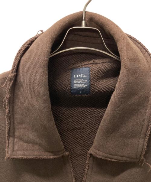 LIMI feu（リミフゥ）LIMI feu (リミフゥ) スウェット ワーク コート ブラウン サイズ:Sの古着・服飾アイテム