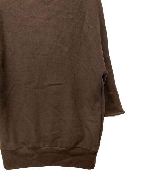 LIMI feu（リミフゥ）LIMI feu (リミフゥ) スウェット ワーク コート ブラウン サイズ:Sの古着・服飾アイテム