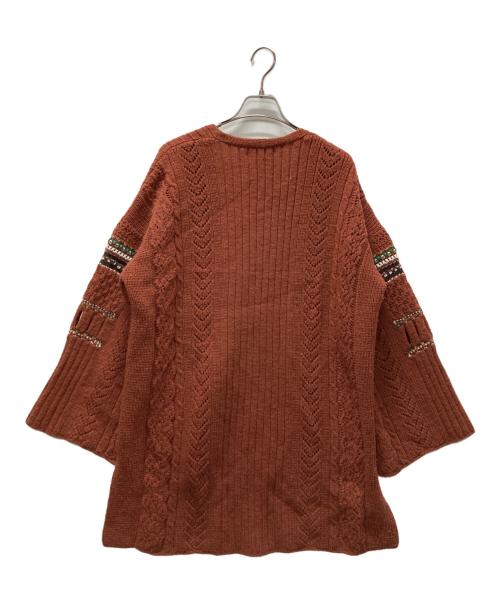 Mame Kurogouchi（マメクロゴウチ）mame kurogouchi (マメクロゴウチ) Oversized Chunky Knit Cardigan ブラウン サイズ:1の古着・服飾アイテム