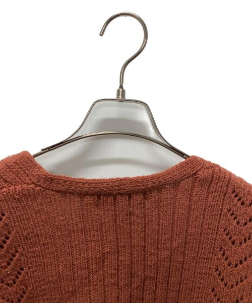 Mame Kurogouchi（マメクロゴウチ）mame kurogouchi (マメクロゴウチ) Oversized Chunky Knit Cardigan ブラウン サイズ:1の古着・服飾アイテム