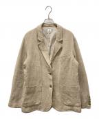6(ROKU) BEAUTY&YOUTHロク ビューティーアンドユース）の古着「LINEN 2B JACKET」｜ベージュ