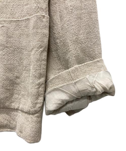 6(ROKU) BEAUTY&YOUTH（ロク ビューティーアンドユース）6(ROKU) BEAUTY&YOUTH (ロク ビューティーアンドユース) LINEN 2B JACKET ベージュ サイズ:36の古着・服飾アイテム