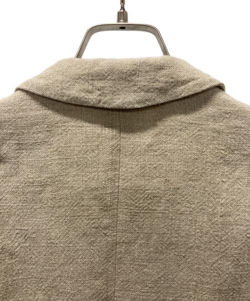 6(ROKU) BEAUTY&YOUTH（ロク ビューティーアンドユース）6(ROKU) BEAUTY&YOUTH (ロク ビューティーアンドユース) LINEN 2B JACKET ベージュ サイズ:36の古着・服飾アイテム