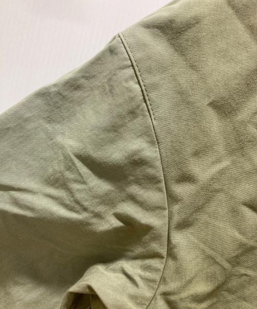 Aquascutum（アクアスキュータム）Aquascutum (アクアスキュータム) コットンナイロン素材ビッグシルエットコート オリーブ サイズ:Mの古着・服飾アイテム