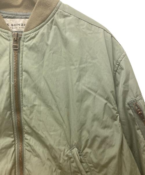 THE SHINZONE（ザ シンゾーン）THE SHINZONE (ザ シンゾーン) FLARE L-2 変形フレアフライトジャケット グリーン サイズ:34の古着・服飾アイテム