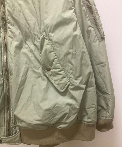 THE SHINZONE（ザ シンゾーン）THE SHINZONE (ザ シンゾーン) FLARE L-2 変形フレアフライトジャケット グリーン サイズ:34の古着・服飾アイテム