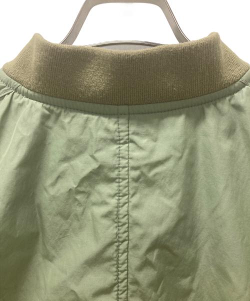 THE SHINZONE（ザ シンゾーン）THE SHINZONE (ザ シンゾーン) FLARE L-2 変形フレアフライトジャケット グリーン サイズ:34の古着・服飾アイテム