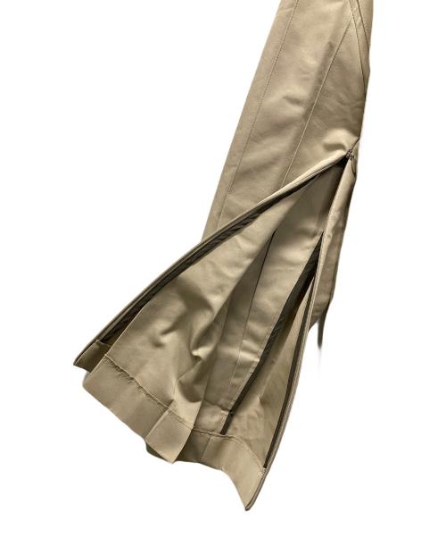 sacai（サカイ）sacai (サカイ) プリーツステンカラーチコート ベージュ サイズ:１の古着・服飾アイテム