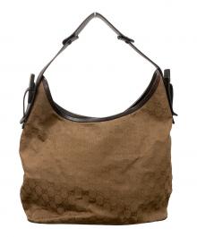 GUCCI（グッチ）の古着「GGキャンバス ワンショルダーバッグ」｜ブラウン