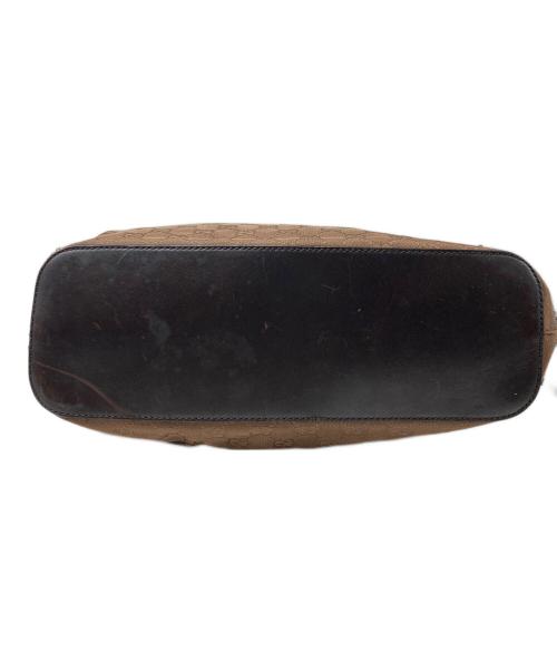 GUCCI（グッチ）GUCCI (グッチ) GGキャンバス ワンショルダーバッグ ブラウンの古着・服飾アイテム