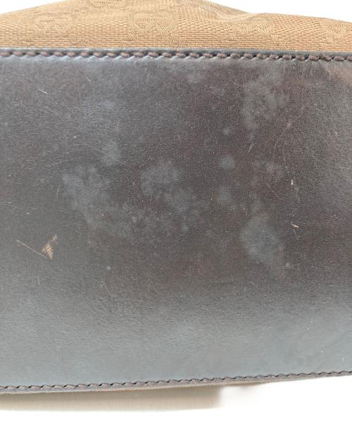 GUCCI（グッチ）GUCCI (グッチ) GGキャンバス ワンショルダーバッグ ブラウンの古着・服飾アイテム