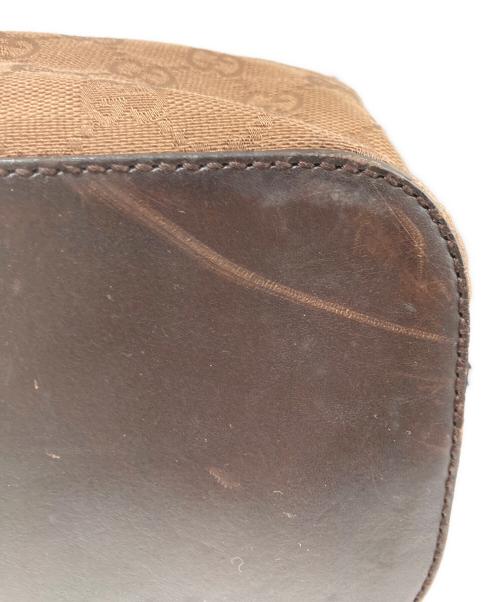 GUCCI（グッチ）GUCCI (グッチ) GGキャンバス ワンショルダーバッグ ブラウンの古着・服飾アイテム