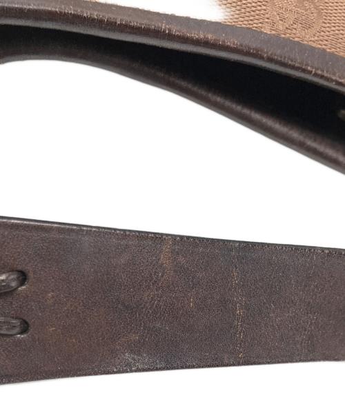 GUCCI（グッチ）GUCCI (グッチ) GGキャンバス ワンショルダーバッグ ブラウンの古着・服飾アイテム