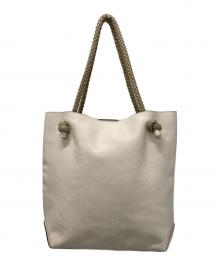GIANNI CHIARINI（ジャンニ キアリーニ）の古着「AZZURRA トートバッグ」｜アイボリー