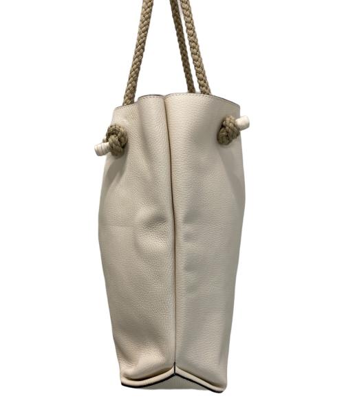 GIANNI CHIARINI（ジャンニ キアリーニ）GIANNI CHIARINI (ジャンニ キアリーニ) AZZURRA トートバッグ アイボリーの古着・服飾アイテム