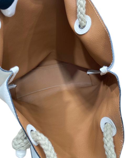 GIANNI CHIARINI（ジャンニ キアリーニ）GIANNI CHIARINI (ジャンニ キアリーニ) AZZURRA トートバッグ アイボリーの古着・服飾アイテム