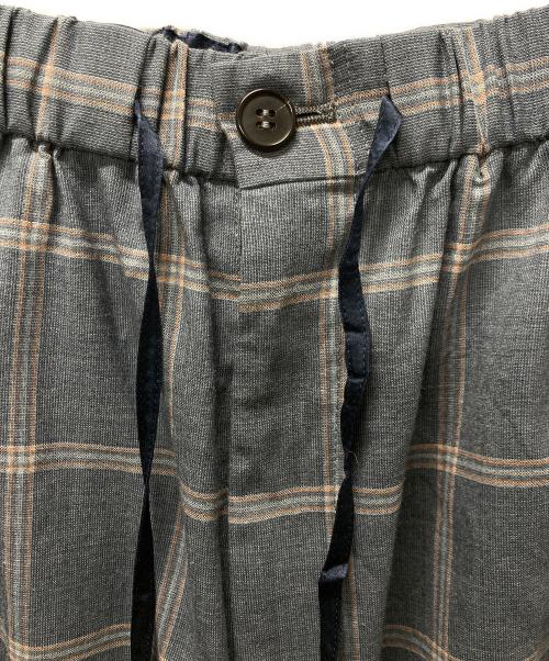 BLAMINK（ブラミンク）BLAMINK (ブラミンク) イージーチェックパンツ ネイビー サイズ:36の古着・服飾アイテム