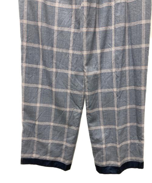 BLAMINK（ブラミンク）BLAMINK (ブラミンク) イージーチェックパンツ ネイビー サイズ:36の古着・服飾アイテム