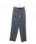 BLAMINK (ブラミンク) イージーチェックパンツ ネイビー サイズ:36：6000円