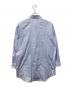 GUCCI (グッチ) 刺繍ロゴストライプシャツ ブルー サイズ:36：32000円
