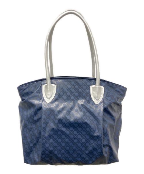 GHERARDINI（ゲラルディーニ）GHERARDINI (ゲラルディーニ) トートバッグ ブルー×シルバー 未使用品の古着・服飾アイテム